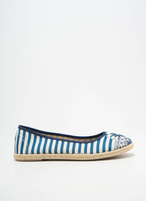 Espadrile vârf rotund toc plat până la 3 cm albastru LA VAGUE femme