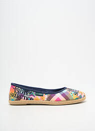 Espadrile vârf rotund toc plat până la 3 cm albastru LA VAGUE femme
