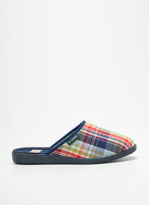 Papuci/pantofi de casă vârf rotund toc plat până la 3 cm albastru LA VAGUE femme