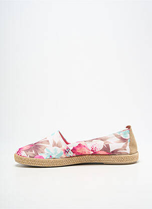 Espadrile vârf rotund toc plat până la 3 cm roz LA VAGUE femeie
