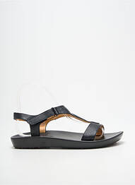 Mulete/saboți material neted toc plat până la 3 cm negru LAURA VITA femme