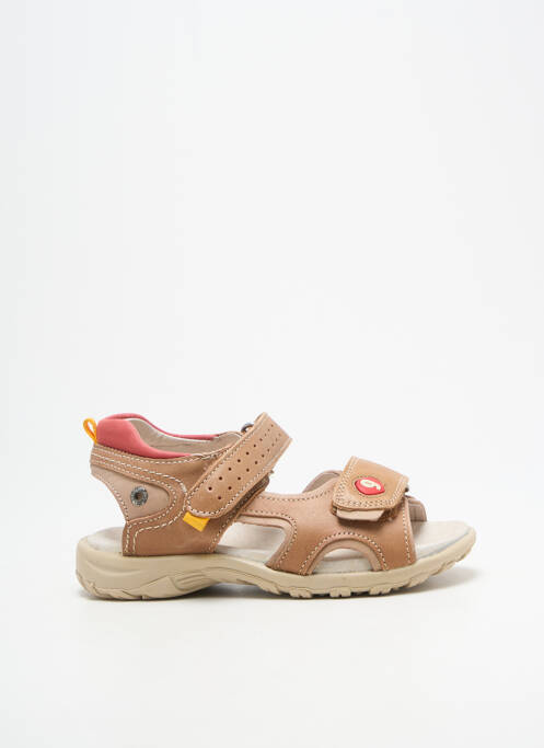 Sandale/pantofi decupați vârf deschis vârf deschis maro GARVALIN garcon