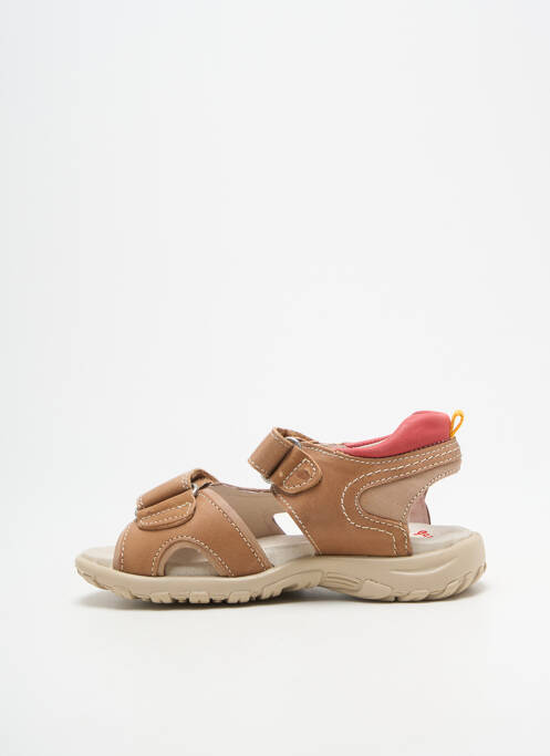 Sandale/pantofi decupați vârf deschis vârf deschis maro GARVALIN garcon