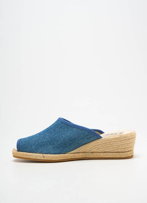 Mulete/saboți toc platformă toc de 4 la 6 cm albastru BAYONA femme