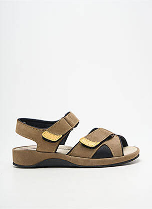 Sandale/pantofi decupați vârf deschis toc plat până la 3 cm verde ROHDE femme