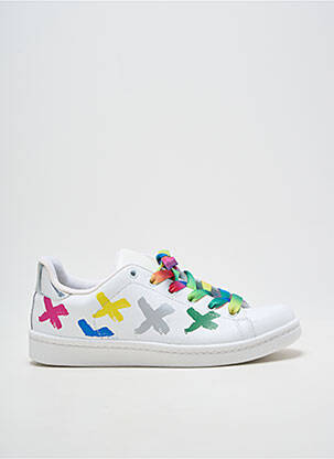 Adidași vârf rotund toc plat până la 3 cm alb ELUE PAR NOUS femme