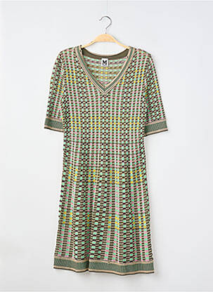 Rochie midi mâneci scurte mâneci scurte verde MISSONI femeie