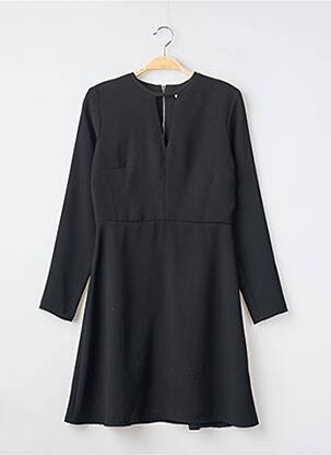 Rochie midi mâneci lungi mâneci lungi negru CAMAIEU femeie