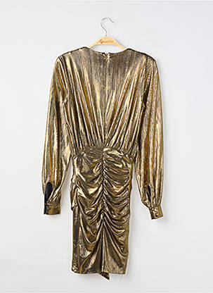 Rochie midi mâneci lungi mâneci lungi auriu HOUSE OF CB LONDON femeie