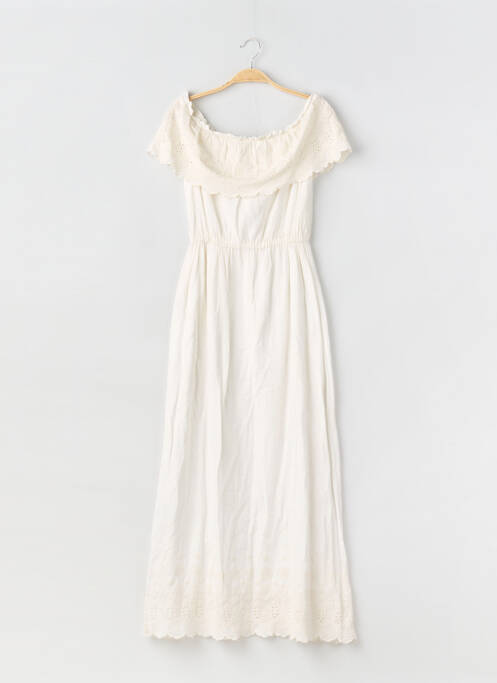 Rochie lungă mâneci scurte mâneci scurte alb COMPTOIR DES COTONNIERS femme