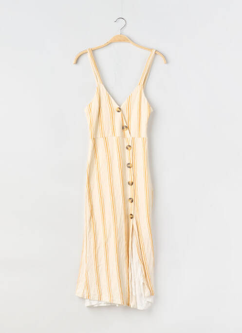Rochie midi fără mâneci fără mâneci galben PULL & BEAR femme
