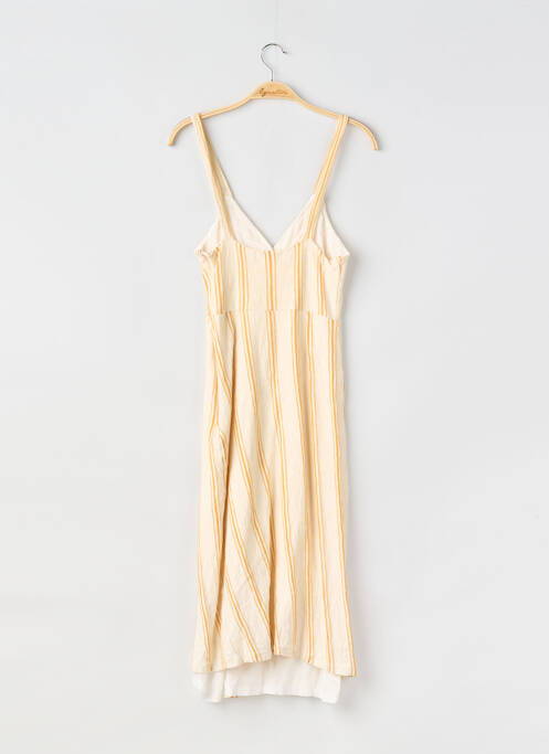 Rochie midi fără mâneci fără mâneci galben PULL & BEAR femme