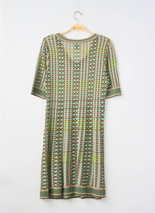 Rochie midi mâneci scurte mâneci scurte verde MISSONI femme