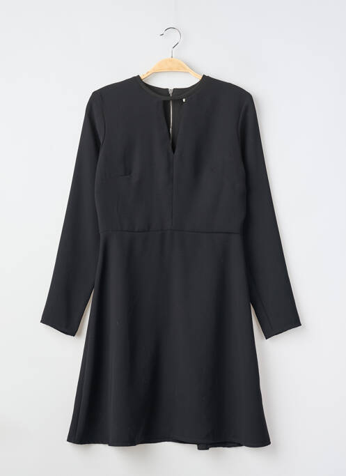 Rochie midi mâneci lungi mâneci lungi negru CAMAIEU femme