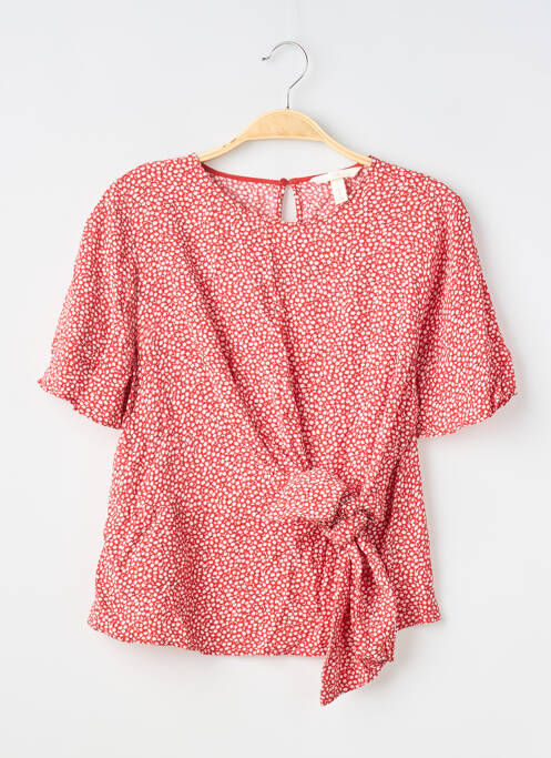 Top mâneci scurte mâneci scurte roșu H&M femme