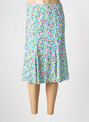 Fustă midi croială evazată albastru TELMAIL femme