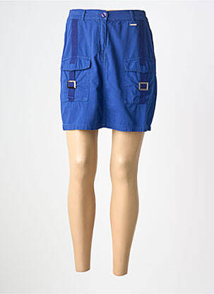 Fustă scurtă buzunare albastru AGATHE & LOUISE femme