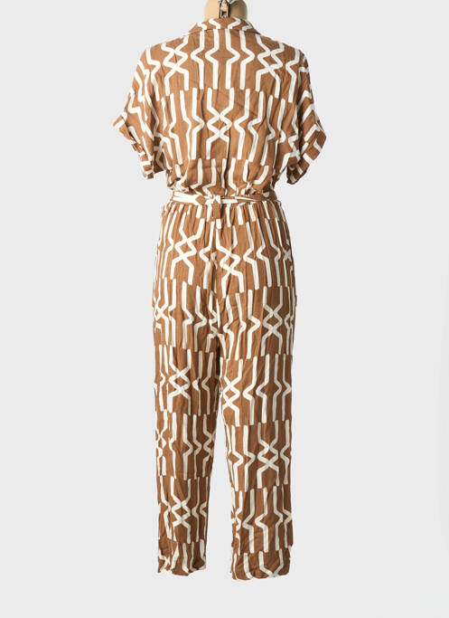 Salopetă-pantalon mâneci scurte mâneci scurte maro PAZ TORRAS femme