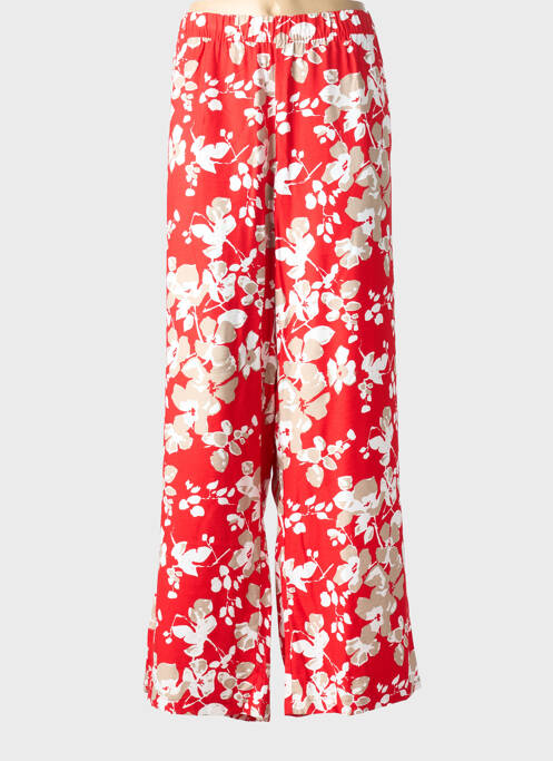 Pantalon drept talie elastică roșu BRANDTEX femme