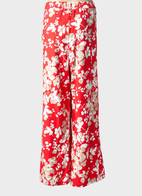 Pantalon drept talie elastică roșu BRANDTEX femme