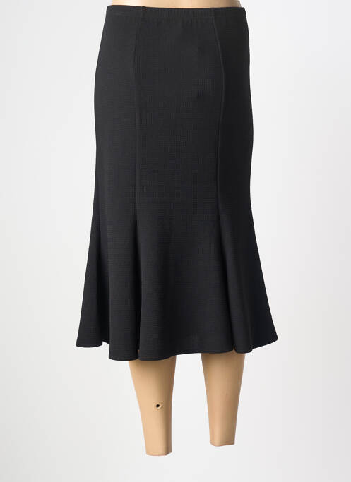 Fustă midi croială evazată negru TELMAIL femme