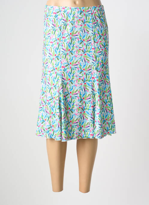 Fustă midi croială evazată albastru TELMAIL femme