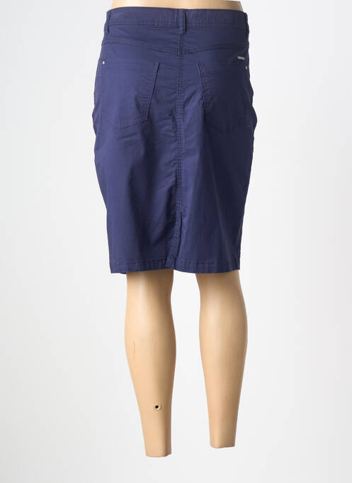 Fustă midi croială dreaptă albastru BRANDTEX femme