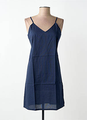 Jupon/fond de rochie ușoară și transparentă albastru ÉTYMOLOGIE femme