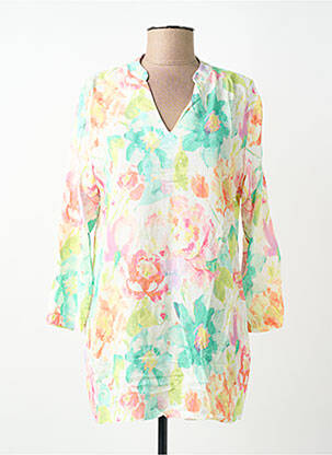 Tunică mâneci lungi guler în v verde JOY OF LIFE femme