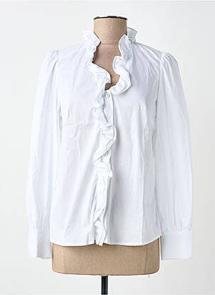 Cămașă croială cambrată mâneci lungi alb BARILOCHE femme