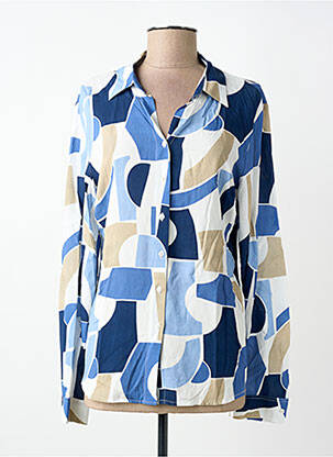 Cămașă croială cambrată mâneci lungi albastru VLT'S BY VALENTINA'S femme