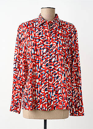 Cămașă croială cambrată mâneci lungi roșu BARBARA LEBEK femme