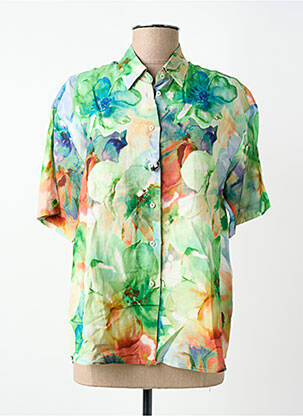 Cămașă mâneci scurte mâneci scurte verde VLT'S BY VALENTINA'S femme