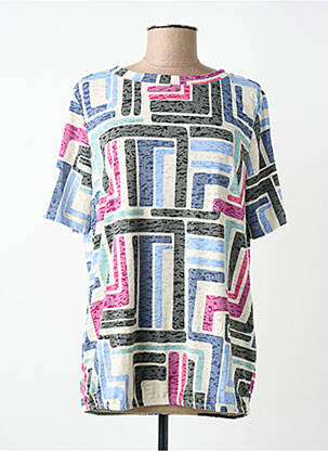 Tricou elasticitate mâneci scurte albastru CECIL femme