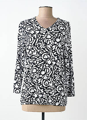 Tricou mâneci 3/4 mâneci 3/4 negru JOY OF LIFE femme