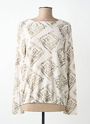 Pulover elasticitate mâneci lungi bej CECIL femme