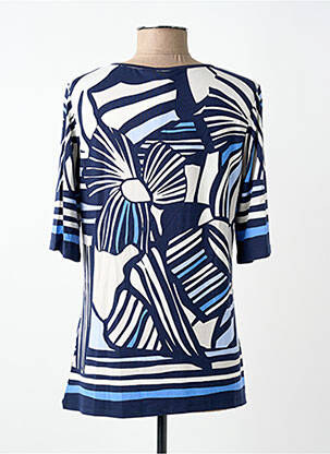 Tricou mâneci 3/4 mâneci 3/4 albastru BARBARA LEBEK femeie