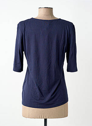 Tricou mâneci 3/4 mâneci 3/4 albastru BARBARA LEBEK femeie