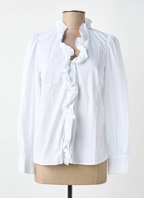 Cămașă croială cambrată mâneci lungi alb BARILOCHE femme