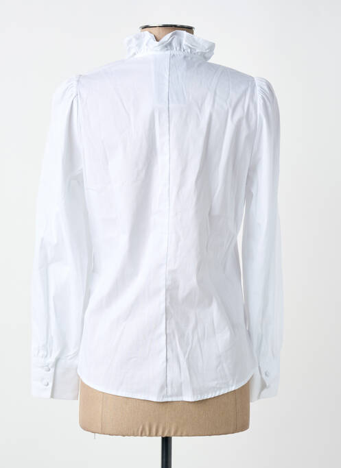 Cămașă croială cambrată mâneci lungi alb BARILOCHE femme