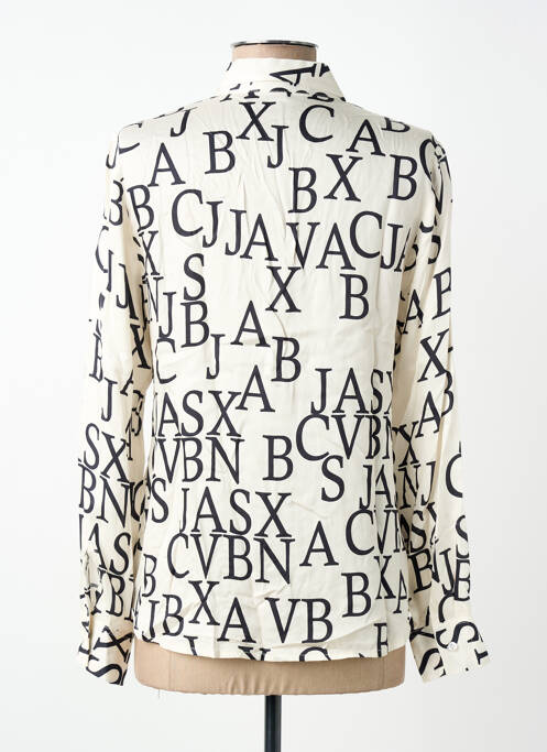 Cămașă imprimeu fantezie mâneci lungi bej VLT'S BY VALENTINA'S femme