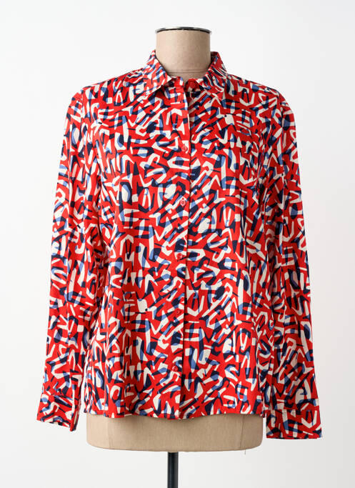 Cămașă croială cambrată mâneci lungi roșu BARBARA LEBEK femme