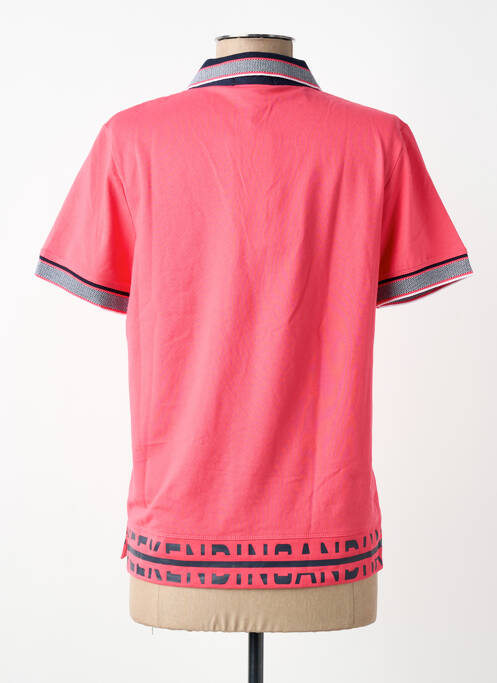 Polo elasticitate mâneci scurte roz JOY OF LIFE femme