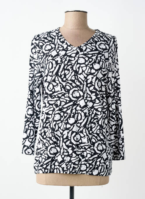 Tricou mâneci 3/4 mâneci 3/4 negru JOY OF LIFE femme