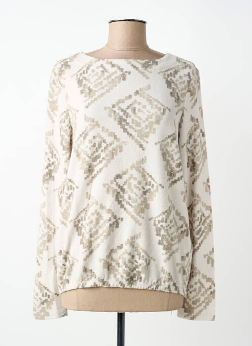 Pulover elasticitate mâneci lungi bej CECIL femme