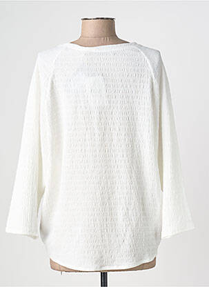 Tricou mâneci lungi mâneci lungi alb POISSONS BLANCS femeie