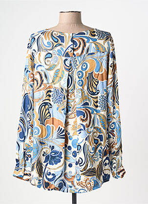 Tricou mâneci lungi mâneci lungi albastru VLT'S BY VALENTINA'S femeie