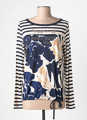 Tricou croială dreaptă mâneci lungi albastru BETTY BARCLAY femme