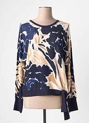 Pulover guler rotund mâneci lungi albastru BETTY BARCLAY femme