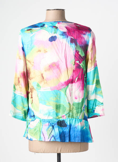 Top imprimeu fantezie mâneci 3/4 albastru GREGORY PAT femme